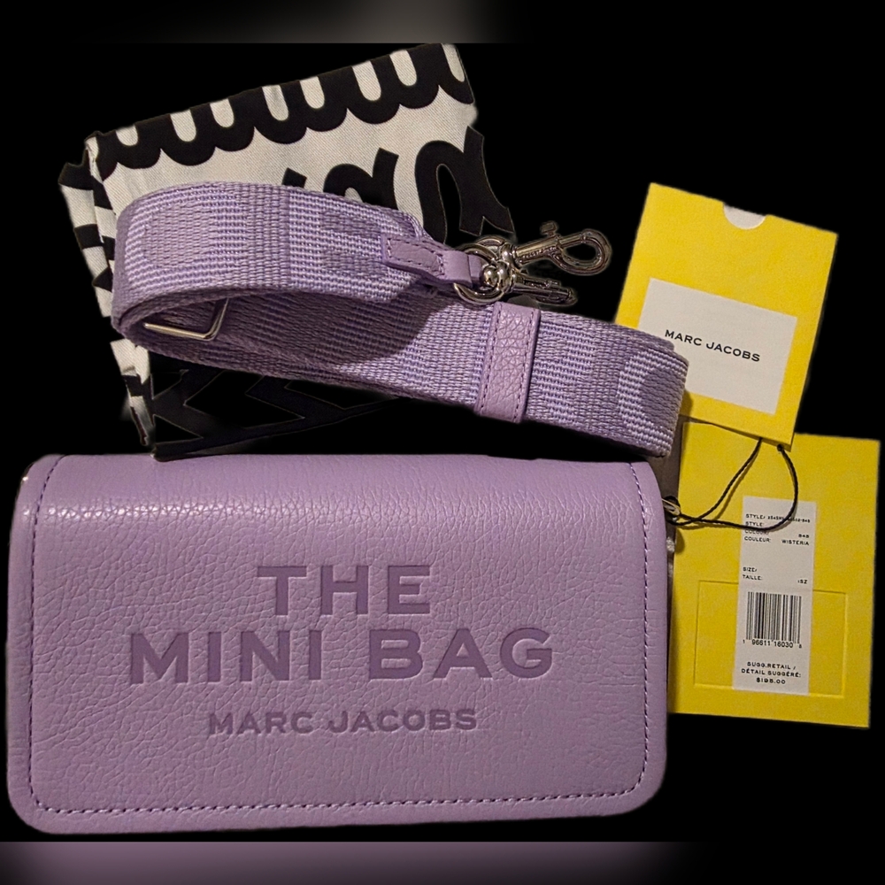 MARC JACOBS The Mini Bag Crossbody/Clutch NWT All Inclusive - Picture 16 of 16